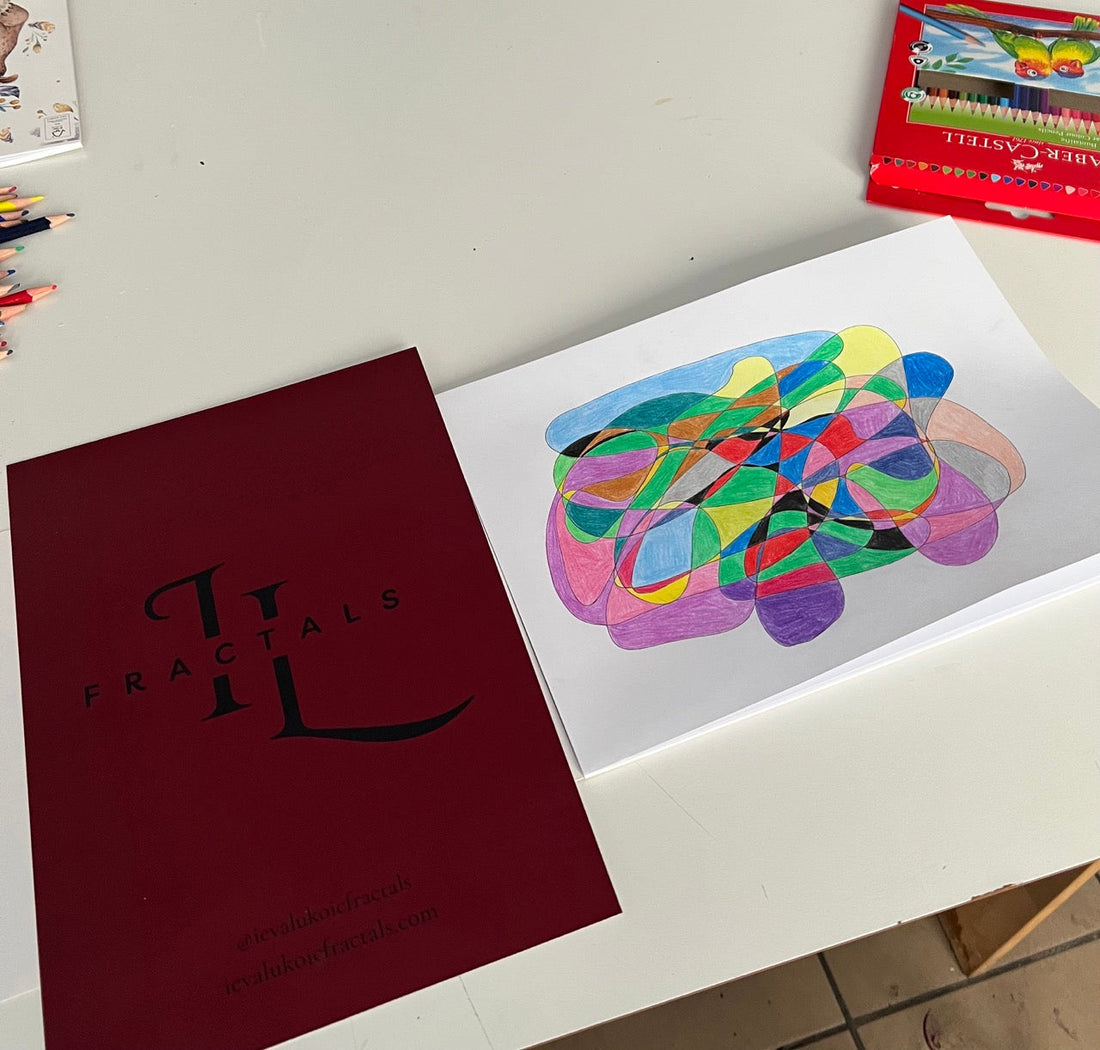 Kaip gimsta fraktalinis piešinys?