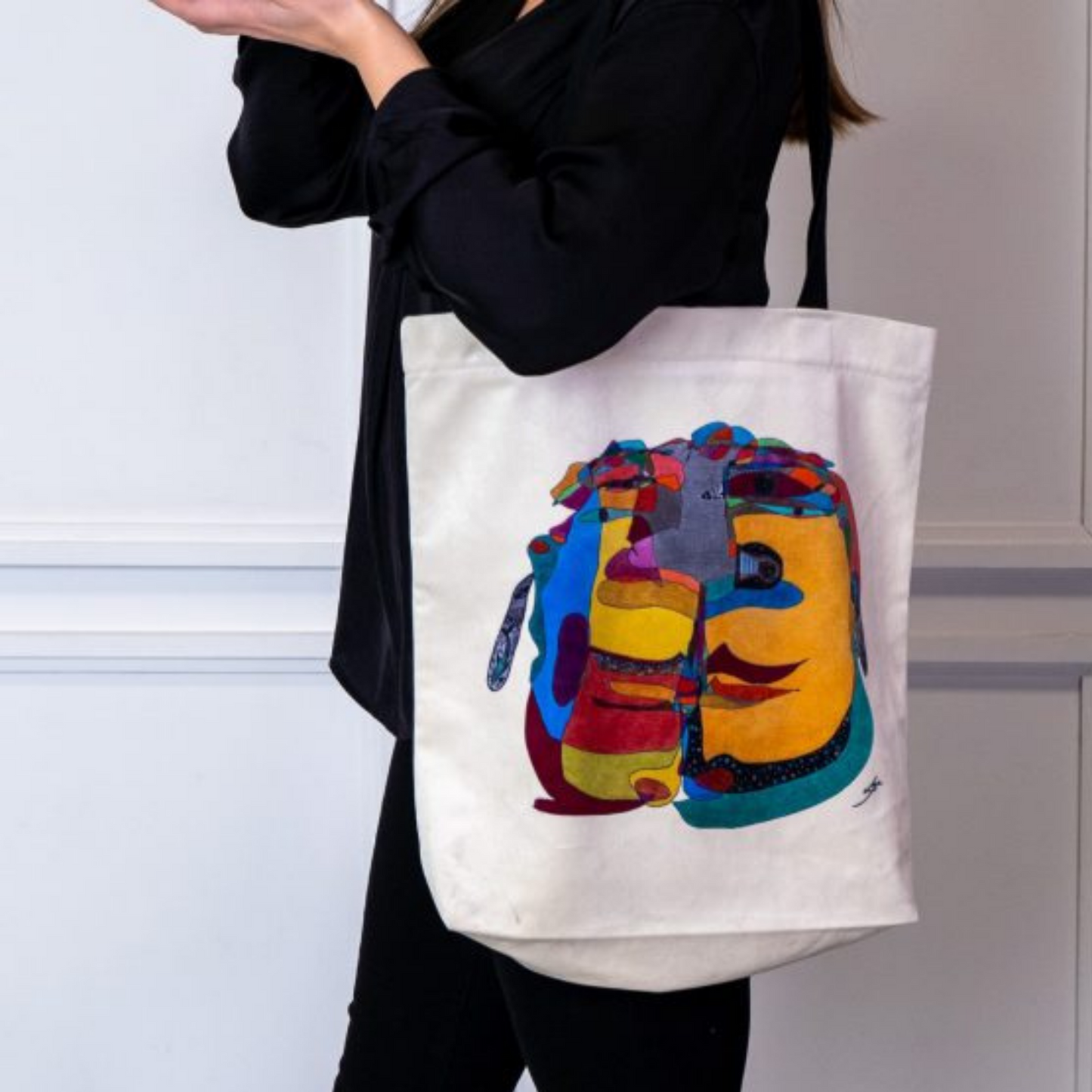 Tote bag stiliaus rankinė „Geltonoji planeta”
