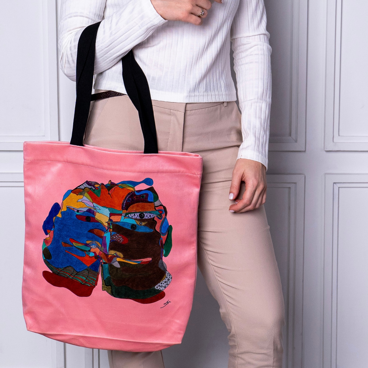 Tote bag stiliaus rankinė „Jokeris“