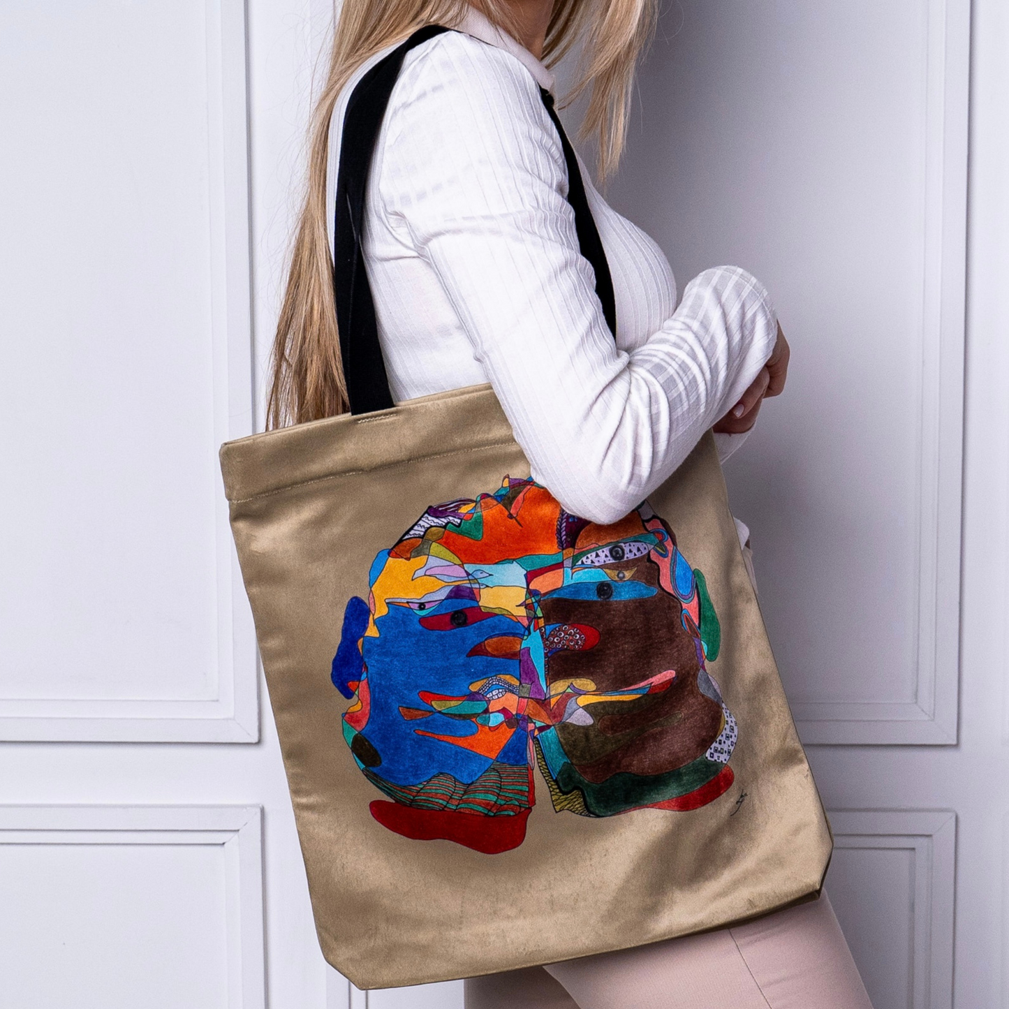 Tote bag stiliaus rankinė „Jokeris“