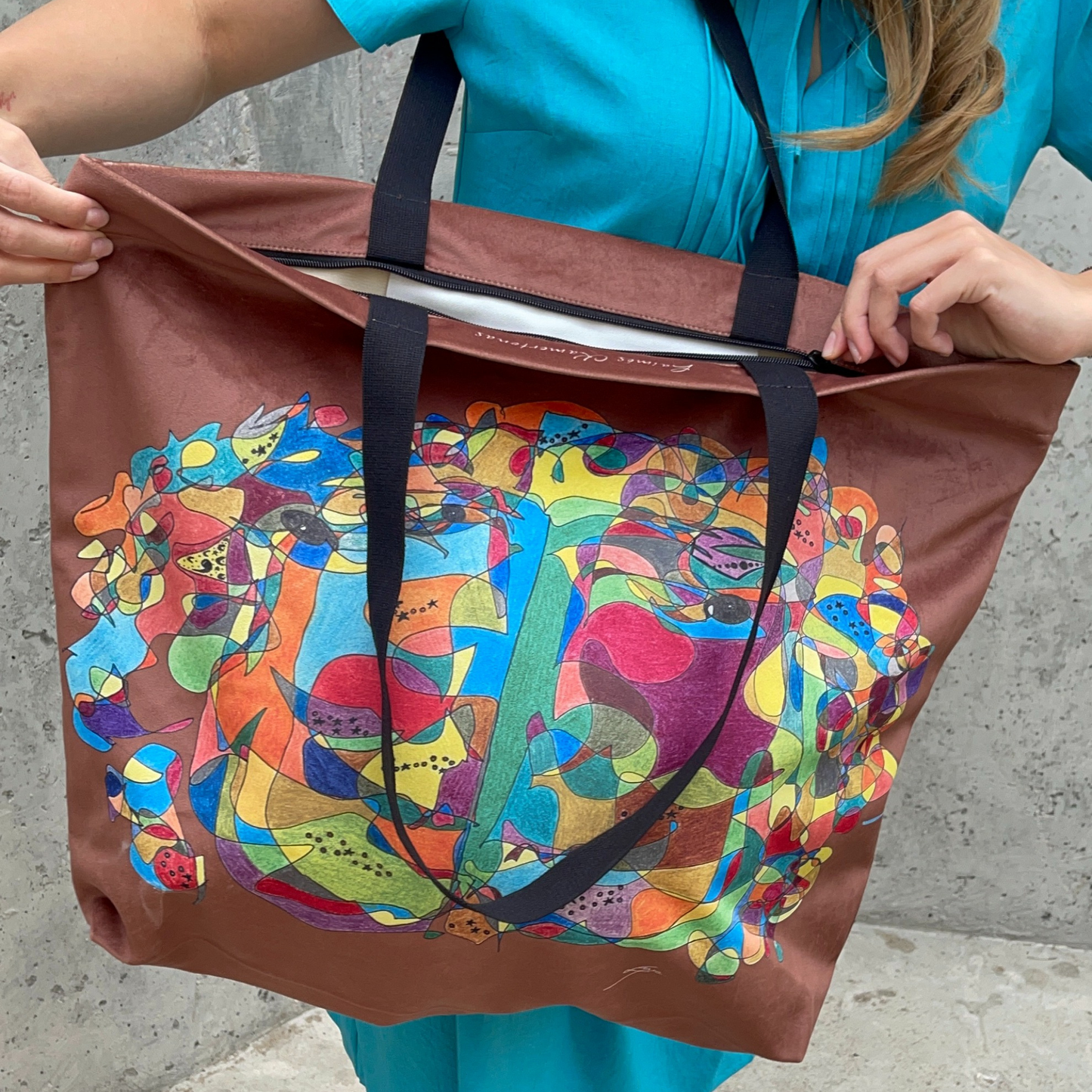 Tote bag stiliaus rankinė „Zodiakų Materija“
