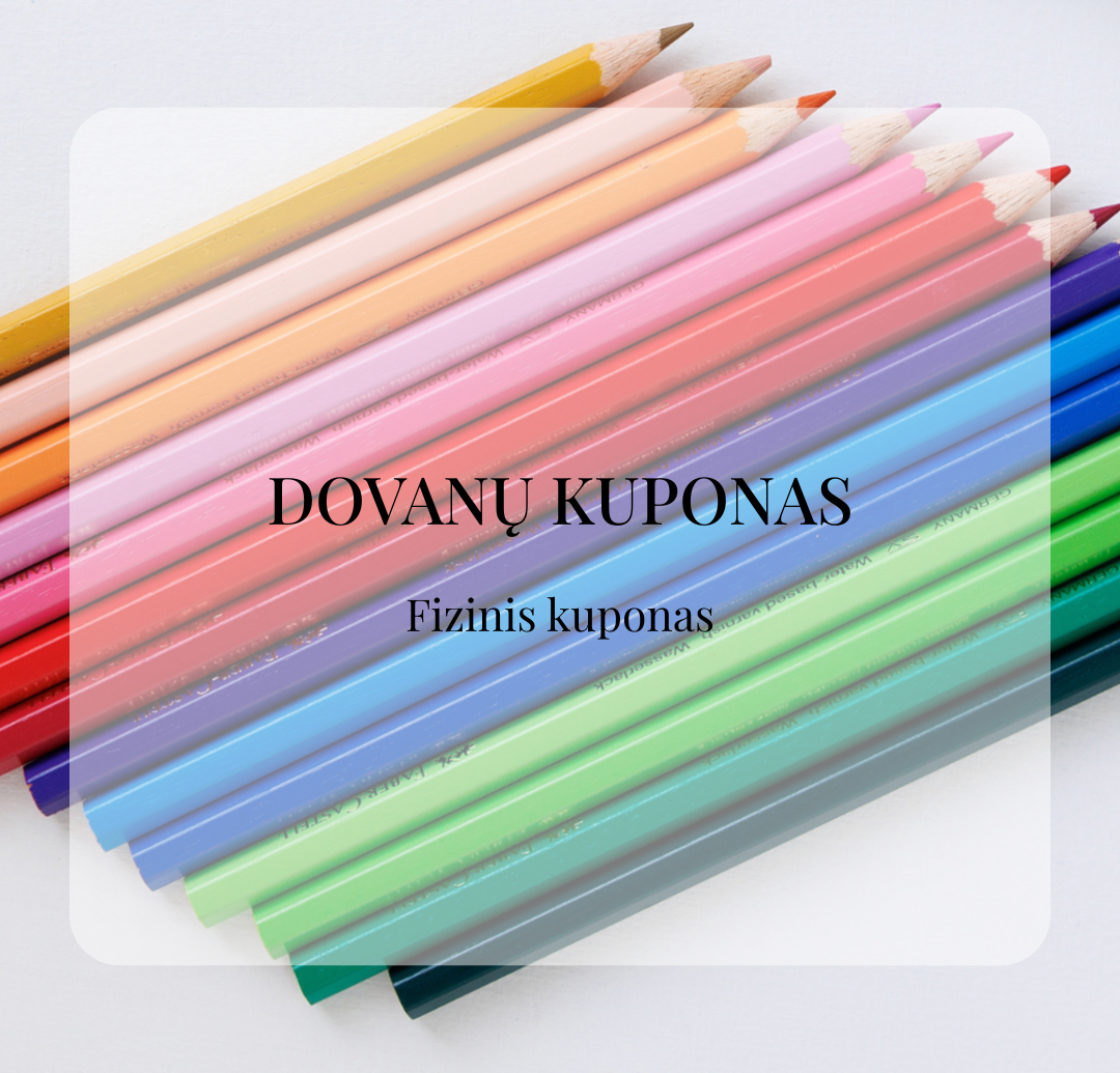 Dovanų kuponas dovaniniame įpakavime