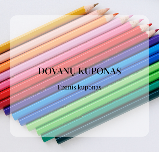 Dovanų kuponas dovaniniame įpakavime