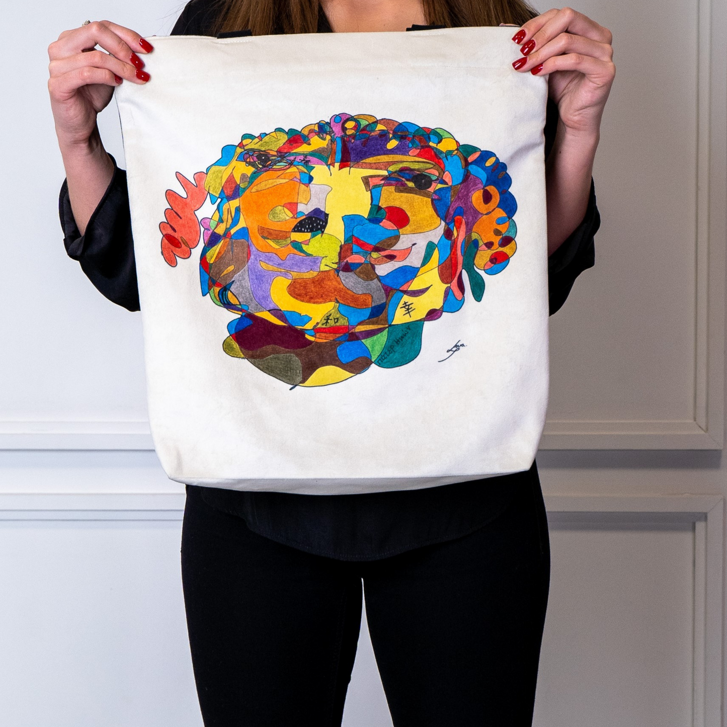 Tote bag stiliaus rankinė „Filosofas“