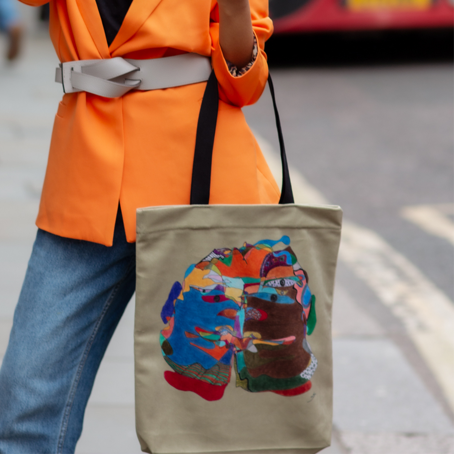 Tote bag stiliaus rankinė „Jokeris“