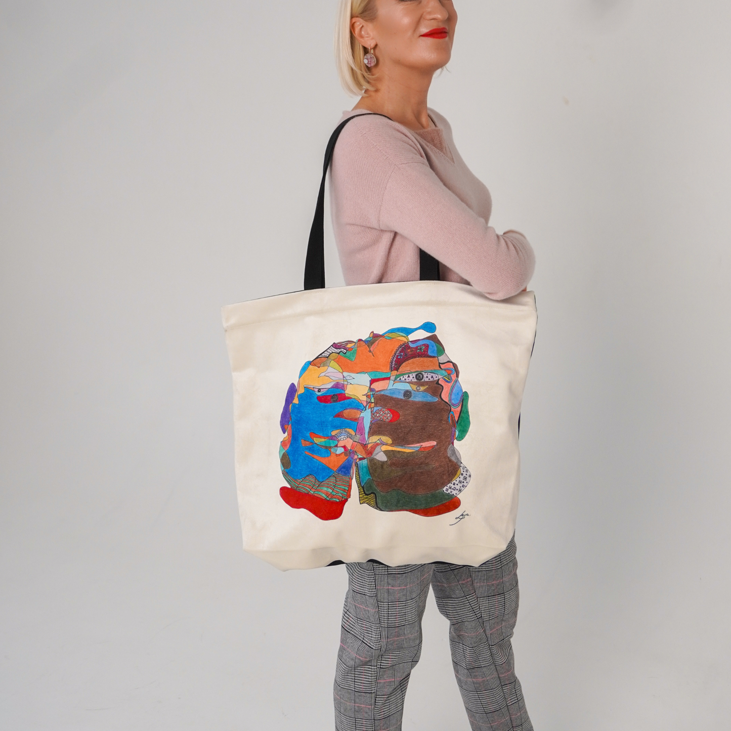 Tote bag stiliaus rankinė „Jokeris“